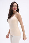 Zivame Knit Cotton Padded Camisole - Cloud Cream — thumbnail 3